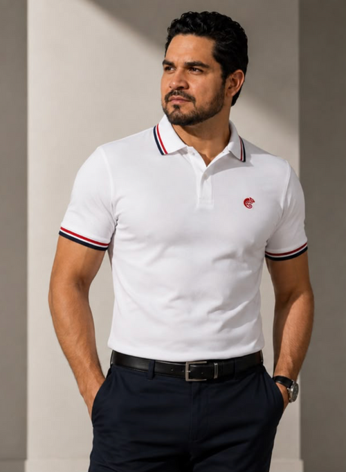 POLO PREMIUM BLANCA